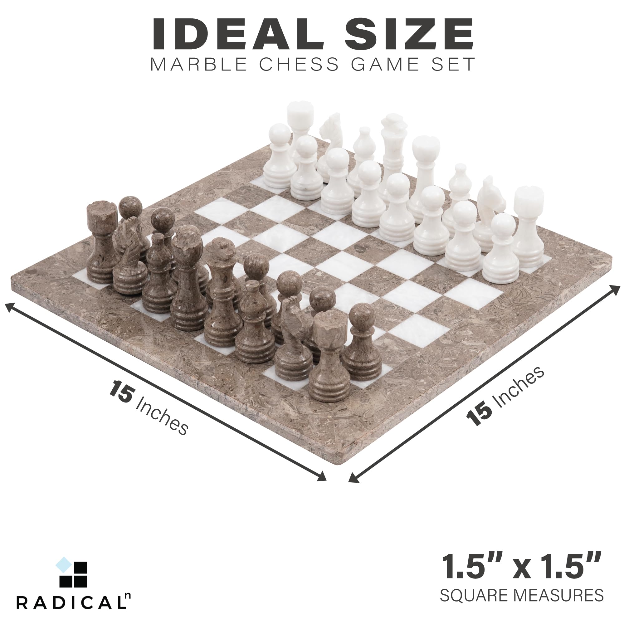 Radicaln Marble Chess Set 15