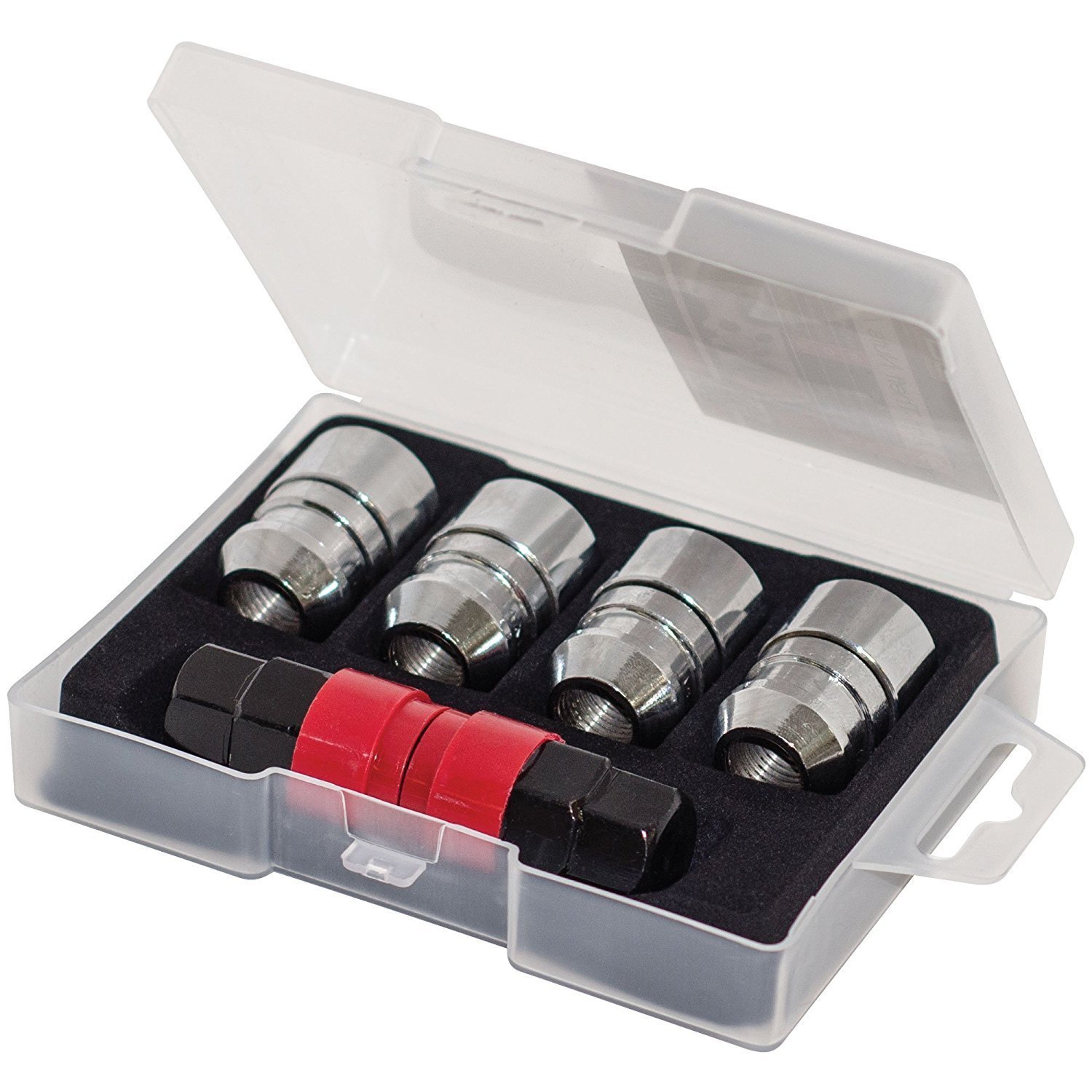 Butzi 12x1.50 Chrome Anti Theft Locking Wheel Bolt Nuts & 2 Keys to fit Ford Mondeo