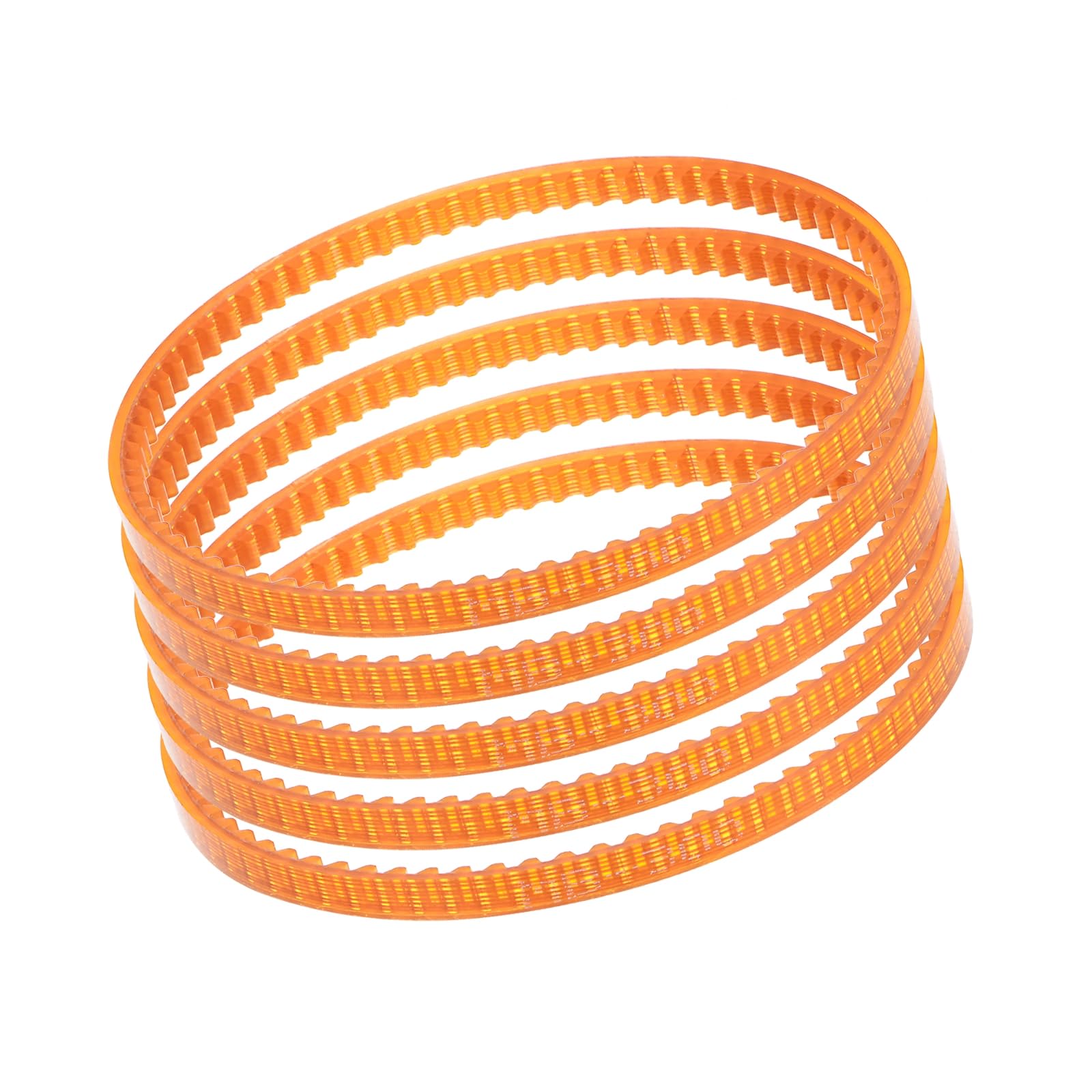 Kozelo 5Pcs MB300 Standard Sewing Machine Motor Belts - [300mm Girth x 4mm Thickness ] Polyurethane Motor Drive V-Belt for Household Electric Sewing Machine Use, Single Tooth, Orange
