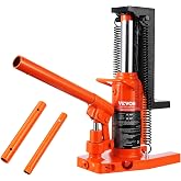 VEVOR Hydraulic Jack, 2.5 Ton Toe Lift, 5 Ton Top Lift, 0.8-5.3 in Toe Height, 8.9-13.4 in Top Height, Air Hydraulic Claw Jack for Machinery, Industry