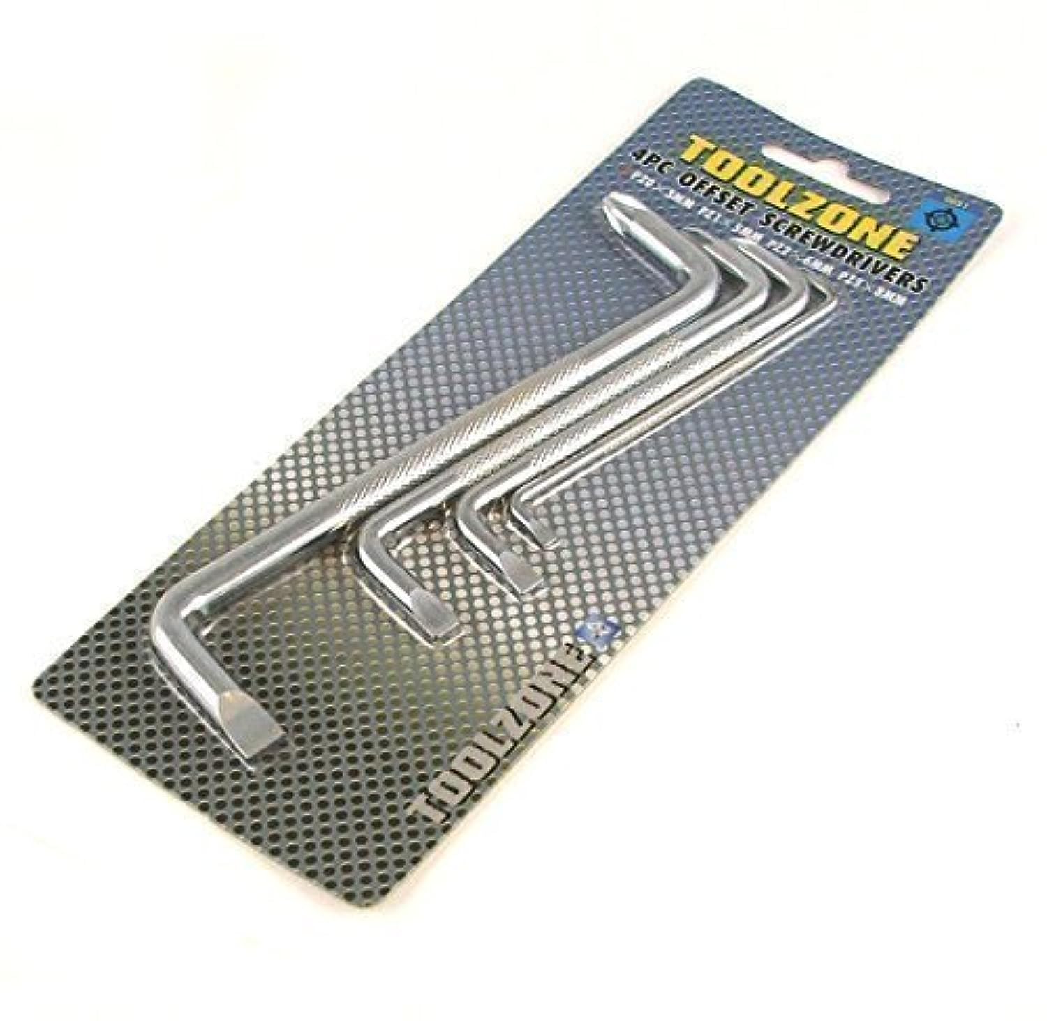 Toolzone 4pc Offset Screwdriver Set