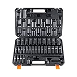 VEVOR 1/2" Drive Impact Socket Set, 34 Piece Socket
