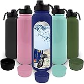 Sneaky Booze 36oz Water Bottle Diversion Safe Stainless Steel Double Wall Vacuum Insulated Can Portable Coffee Tumbler Mug Storage Container Hide Jewelry Valuables Secret Hidden Travel Cup Pink