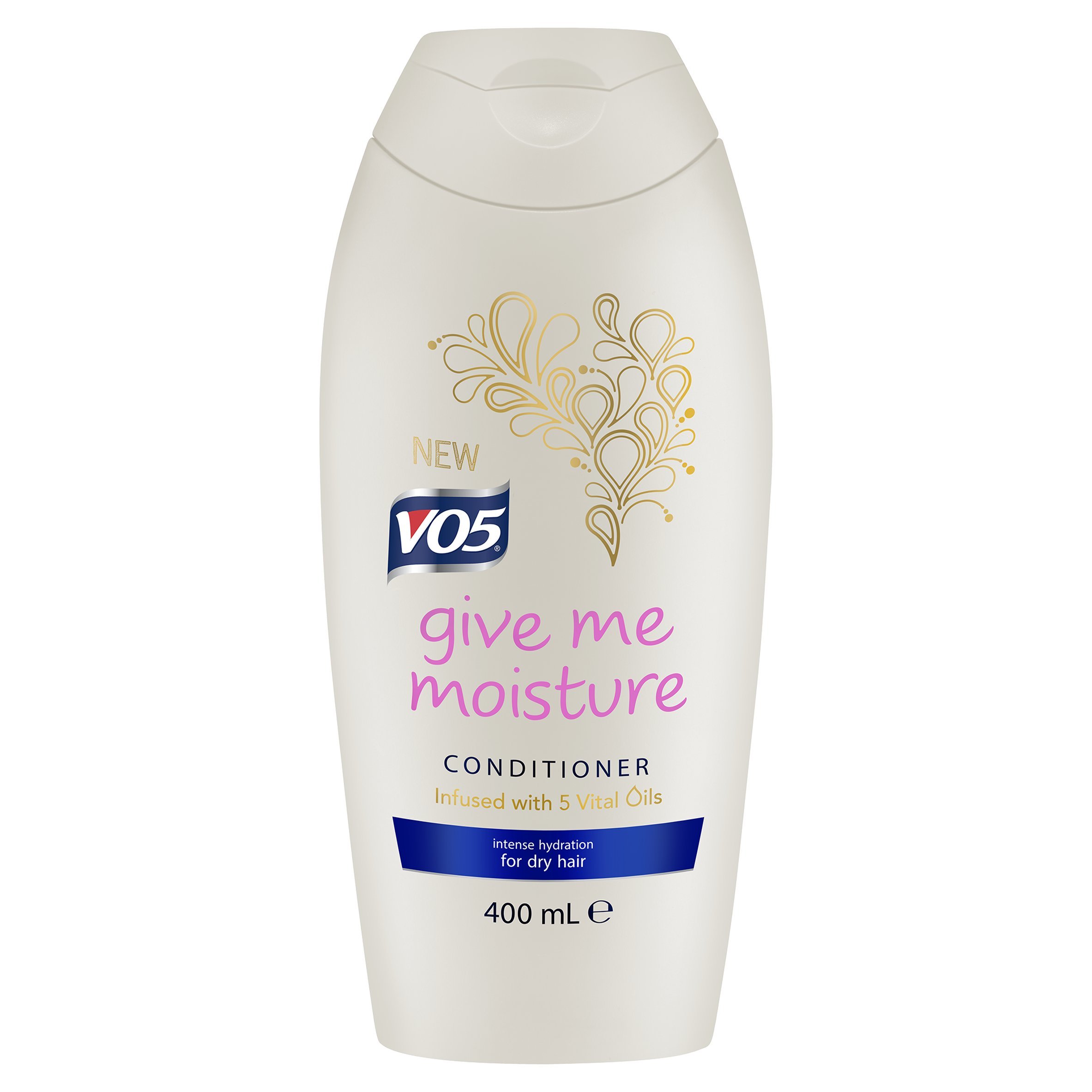 VO5 Give Me Moisture, Hydrating And Moisturising Daily Conditioner For Men And Women, Professional Deep Cleansing For All Hair Types And Colours, Single Pack (400 ml)