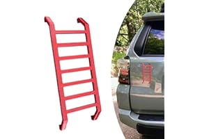 TEYOUYI Widdle Wadder Ladder,A Little Ladder Magnet for Car That Can Be Installed on Multiple Surfaces,Suitable for Cars, Refrigerators, Dishwashers, Rack and More Red