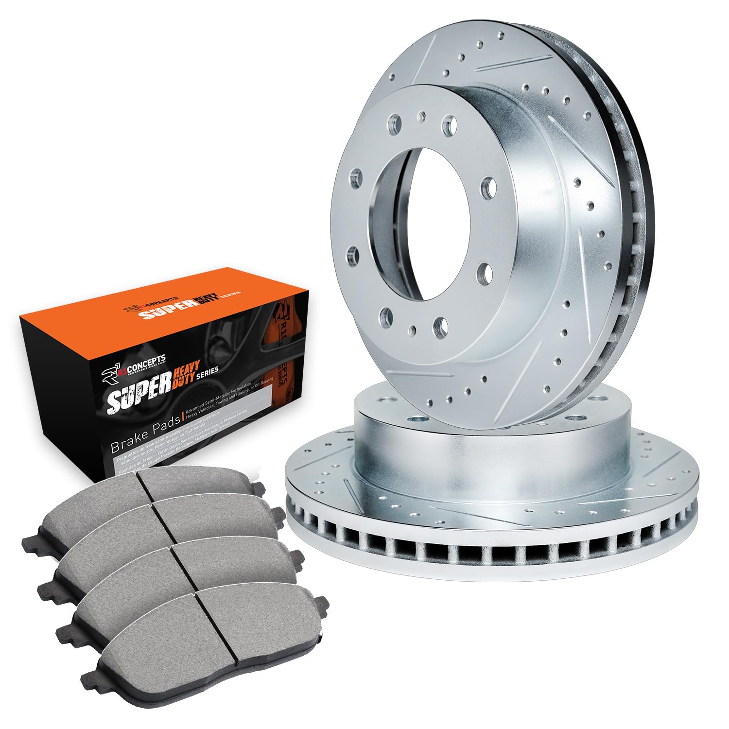 Photo 1 of ***SEE CLERK COMMENTS*** R1 Concepts Rear Brakes and Rotors Kit |Rear Brake Pads| Brake Rotors and Pads| Super Duty Brake Pads and Rotors|fits 1999-2004 Ford F-350 Super Duty