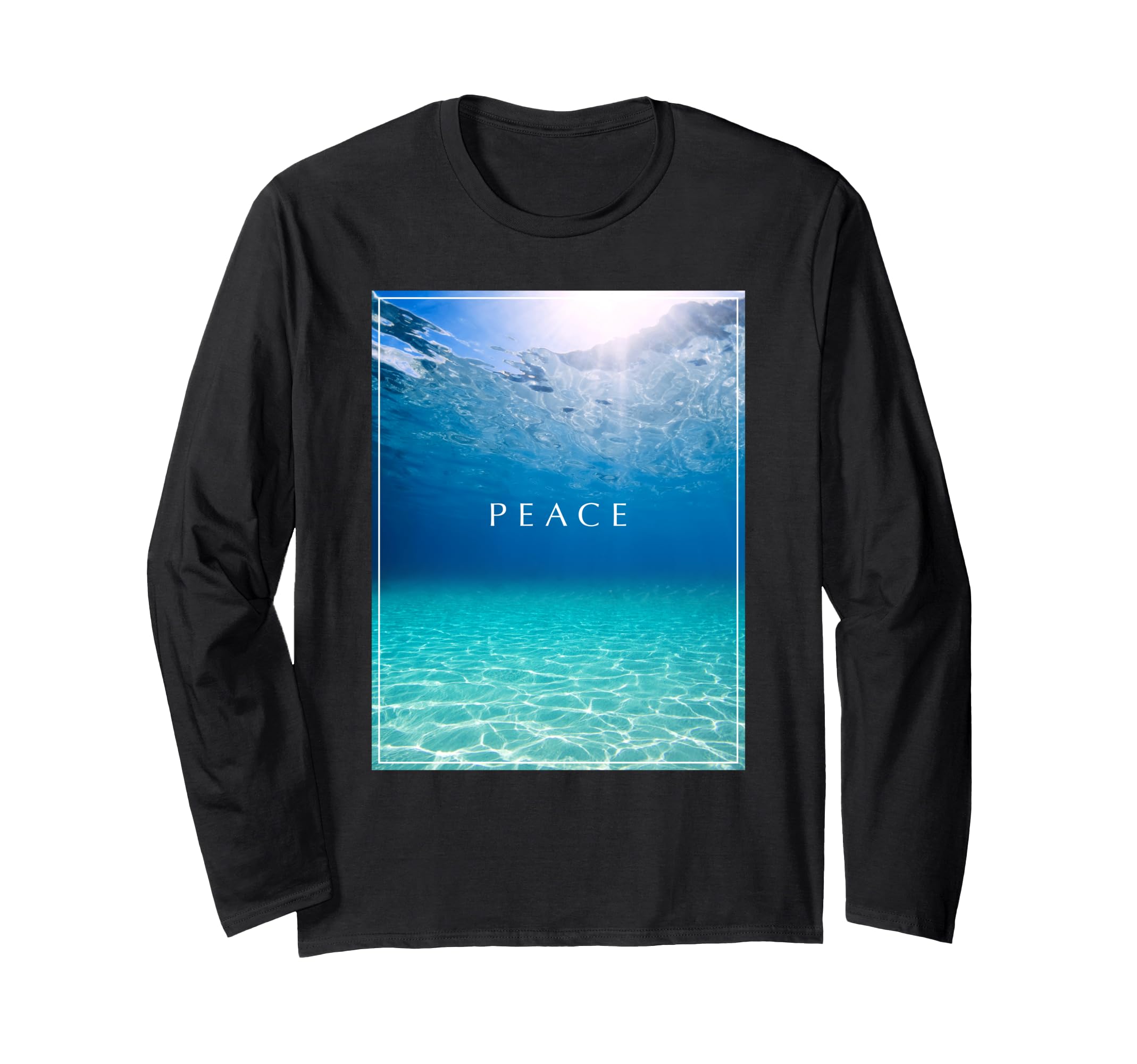 Underwater Ocean Floor Peace Long Sleeve T-Shirt