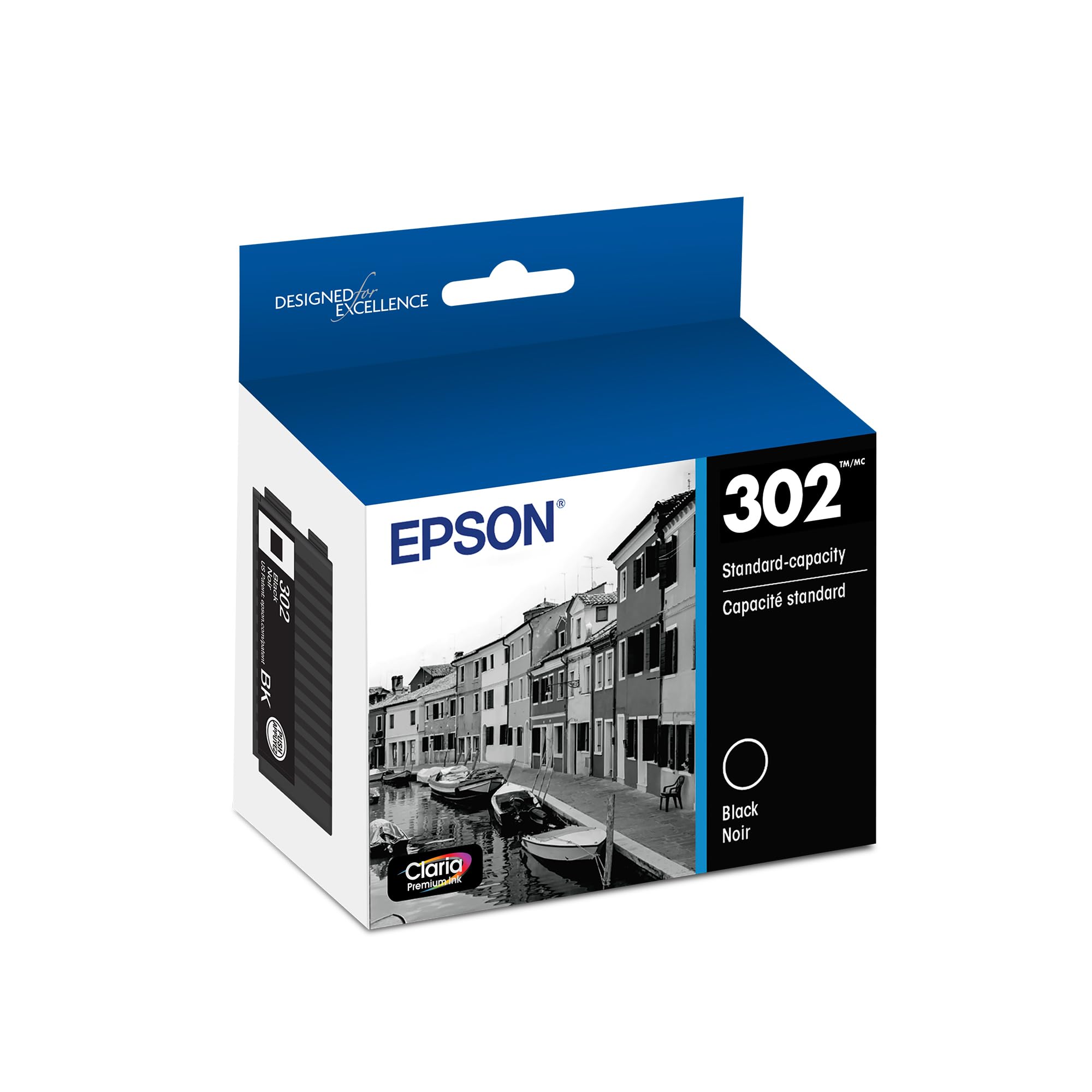 Photo 1 of EPSON 302 Claria Premium Ink Standard Capacity (T302020-S) Works with Expression Premium XP-6000, XP-6100