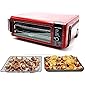 Ninja SP101 8-in-1 Air Fry Large Toaster Oven Flip-Away for Storage Dehydrate Keep Warm 1800w XL Capacity (Renewed) RED
