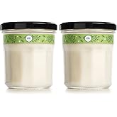 MRS. MEYER'S CLEAN DAY Soy Aromatherapy Candle, Iowa Pine, 7.2 oz , 2 Pack | Fills Home with Long-Lasting Scent, 35 Hour Burn Time per Candle, Made with Soy Wax