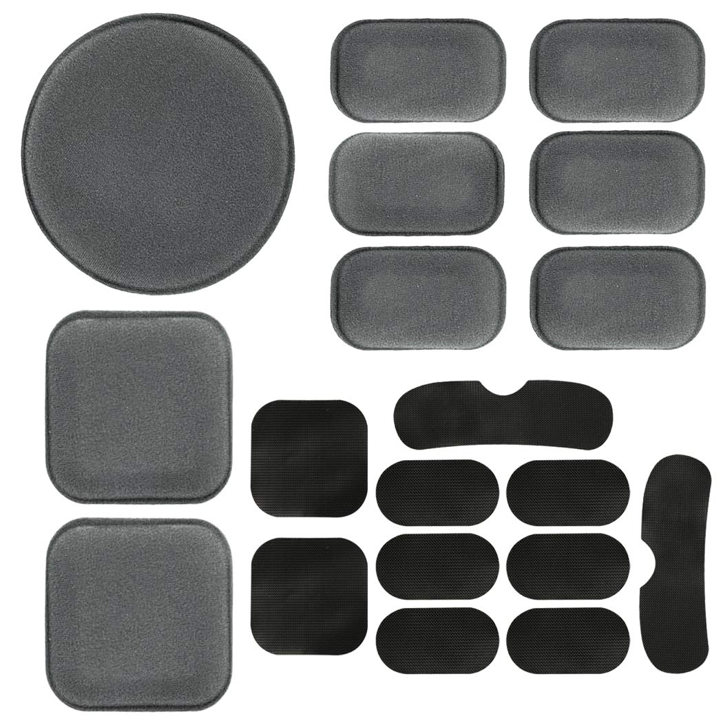 AOUTACC Universal Airsoft Helmet Pads, Helmet Replacement Foam Padding Kits Set Accessories Mats for FAST/MICH/ACH/USMC/PASGT Helmets