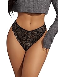 SweatyRocks Women's Lingerie Floral Lace Sheer Mesh