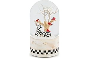 MACKENZIE-CHILDS MACKENZIE CHILDS Snow Globe, Christmas Decor for Living Room, Farmhouse Deer