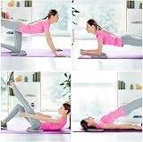 Flintronic Yoga Knee Pad with Black Resistance Band Grey 2 pcs view 5