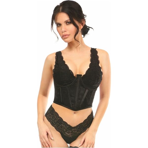 Vntage Gold Mesh Merry Wdow Corset Sze 80B 36B Mustard Lace Stockng