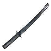 E-BOGU Polypropylene Practice Katana Black Sword (Hamon S-23.5")