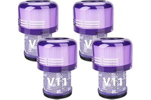 HECHUANG 4 Pack Vacuum Filters Replacement for Dyson V11 Torque Drive V11 Animal V11 Complete V11 Extra V15 Detect V15s Detect Submarine Vacuums, Compare to Part 970013-02