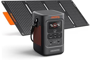 Jackery Explorer 240D Power Bank, 256Wh LiFePO4 Battery Portable Power Station, 200W DC Output with 40Wmini Solar Panel