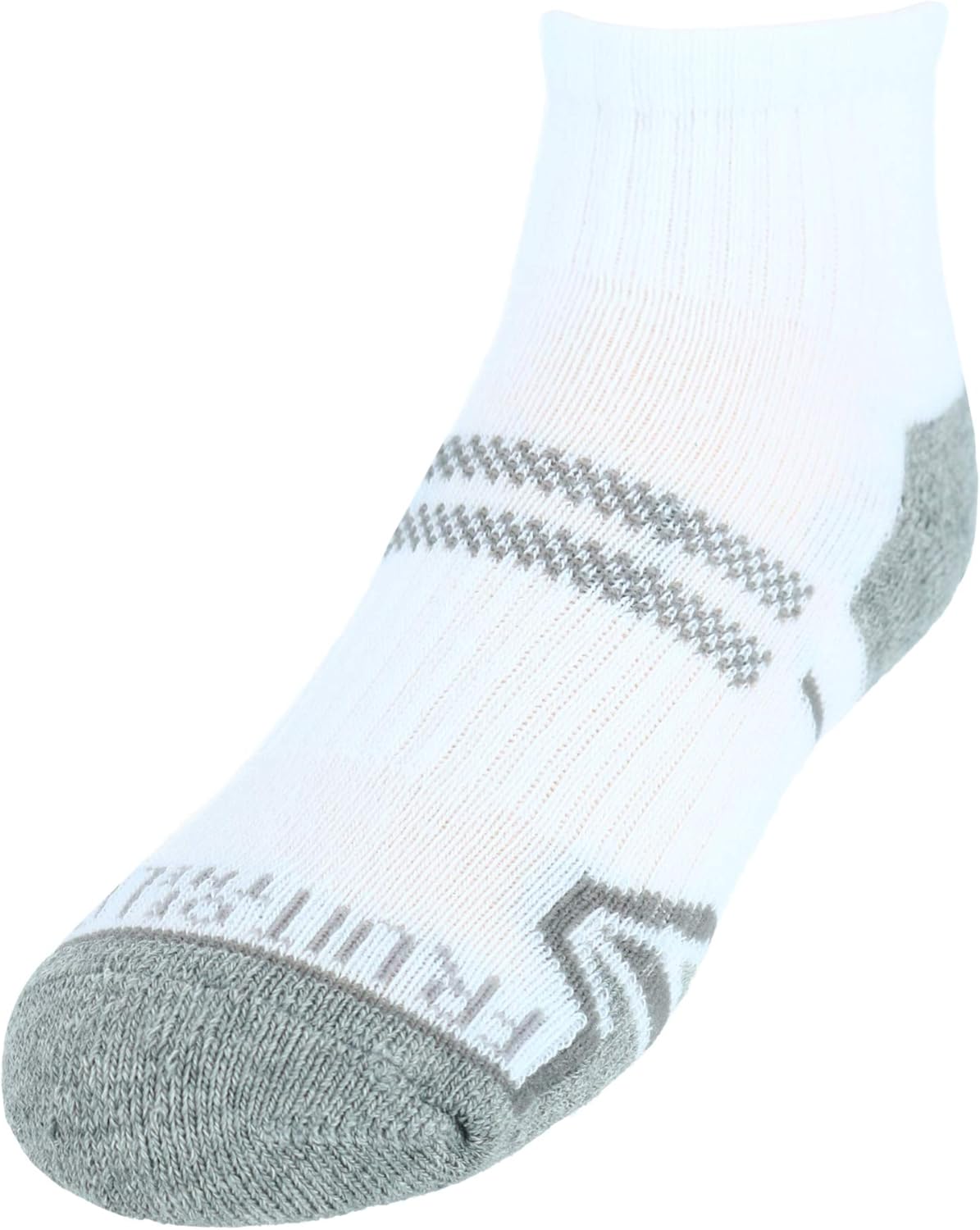 Fruit of the Loom Boys' 6-Pair Half Cushion Ankle Socks: Clothing