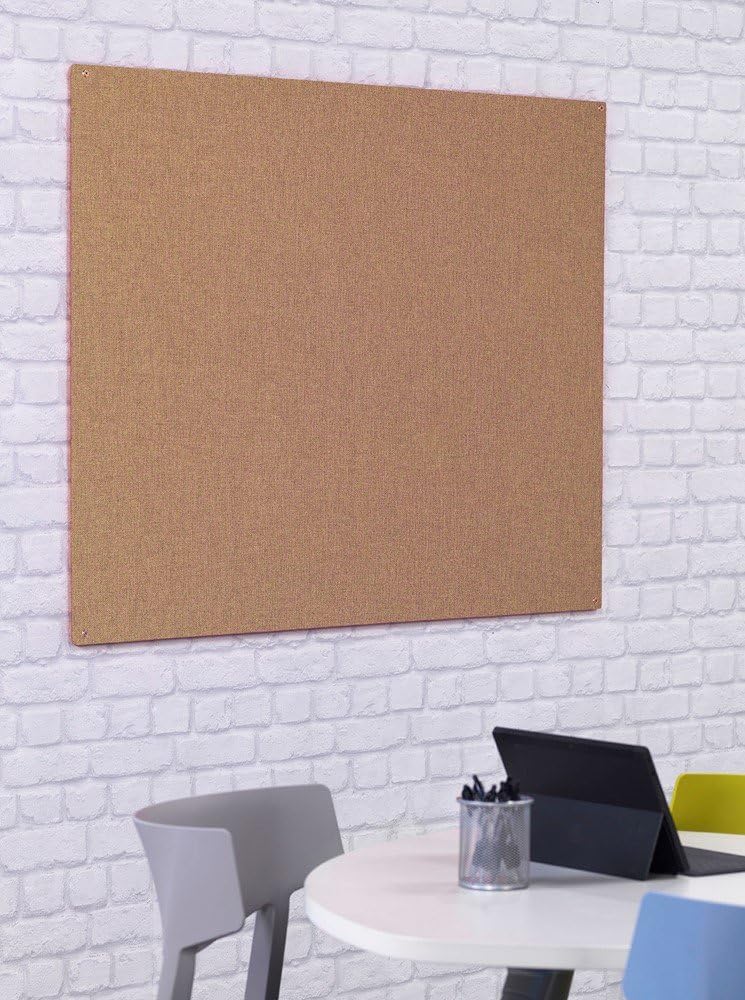 EYFS Nursery Natural Hessian Style Display Notice Board Unframed 1500 x 1200mm
