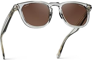 WEARME PRO WMP Eyewear – Men’s Polarized Sport & Golf Sunglasses: Round Frame, Anti-Reflective Lenses, Non-Slip Nose Pads, Lightweight