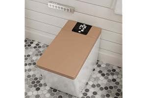 GIVINGTREE Smart Bidet Toilet for Bathroom with Remote Control, Modern Intelligent One Piece Tankless Toilet with Auto Open/Close Lid, Auto Dual Flush, Heated Bidet Seat, Warm Water and Dry