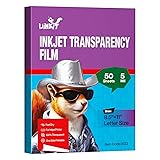 Uinkit Inkjet Transparency Film 50 Sheets 8.5x11