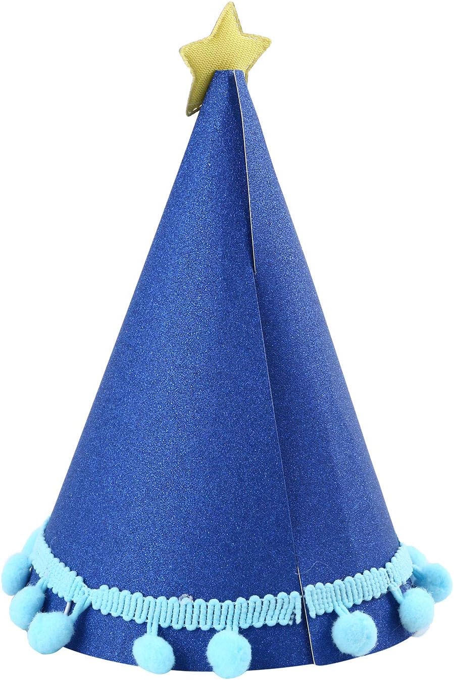 C CRYSTAL LEMON Pack of 10, Party Hats, Birthday hat for Adults and Kids (Universal, Multicolor): Clothing