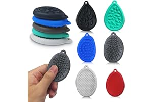 CHILVIL Fidget Toys Adults Christmas Stocking Stuffer Sensory Worry Stones 6pc Textured Silicone Fidgets Stone for Kids Autism ADHD Calming Down Stress Relief Toys for Anxiety Quiet Figette Toys Gifts