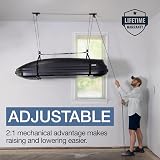 StoreYourBoard Cargo Box Ceiling Hoist Garage Storage Lift System 150 lbs view 2