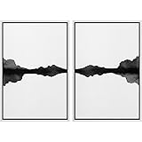 MUDECOR Framed Canvas Print Wall Art Set Minimal