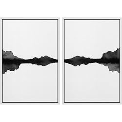 MUDECOR Framed Canvas Print Wall Art Set Minimal