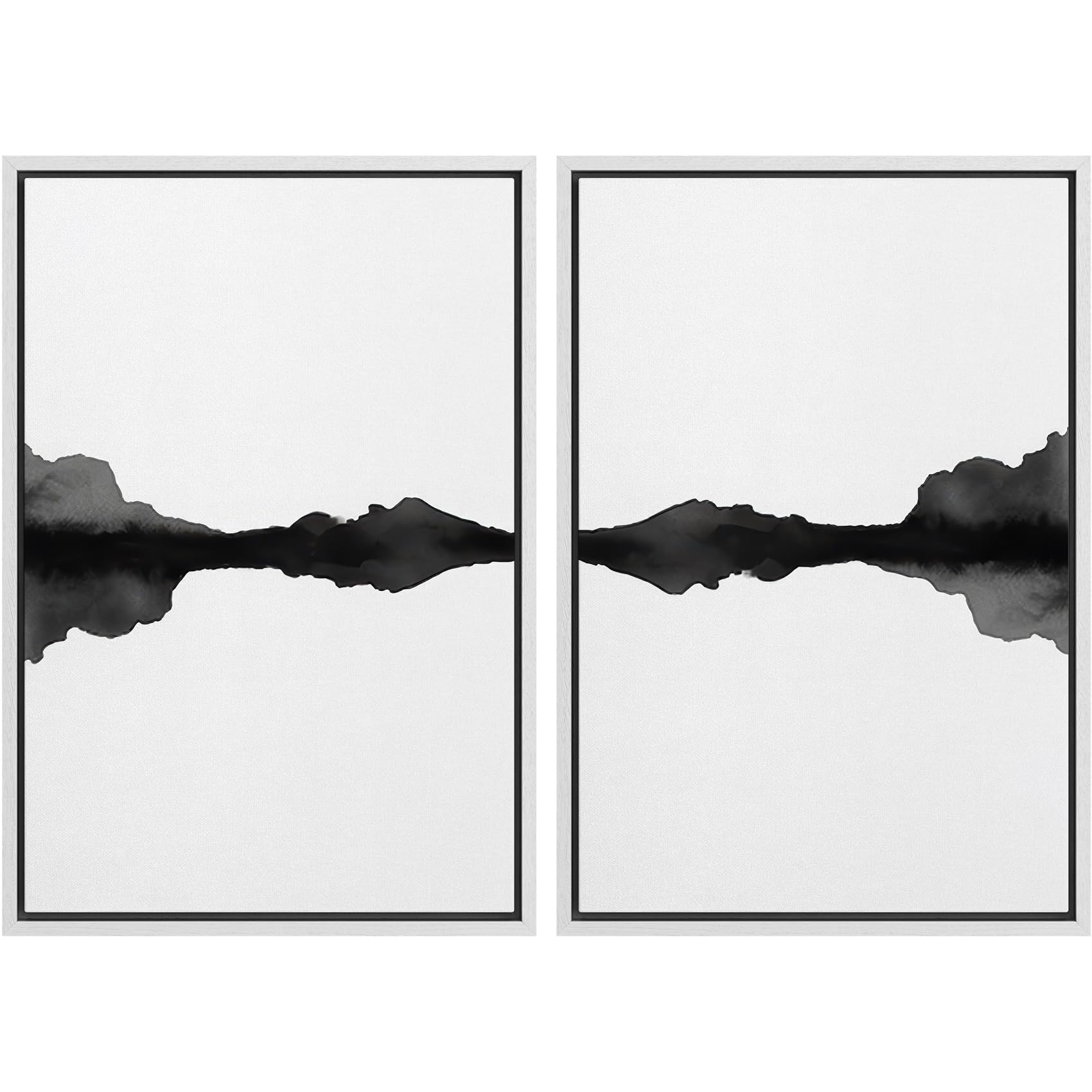 MUDECOR Framed Canvas Print Wall Art Set Minimal