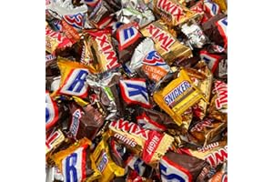 SUNNY ISLAND Valentine's Day Chocolate Candy Bars Assortment - SNICKERS, TWIX, 3 MUSKETEERS - 3 Pound Bag