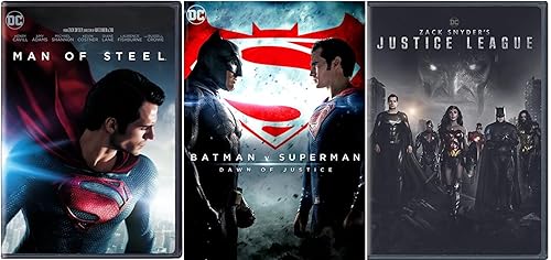 Justice League Triple Feature Man of Steel Batman v Superman