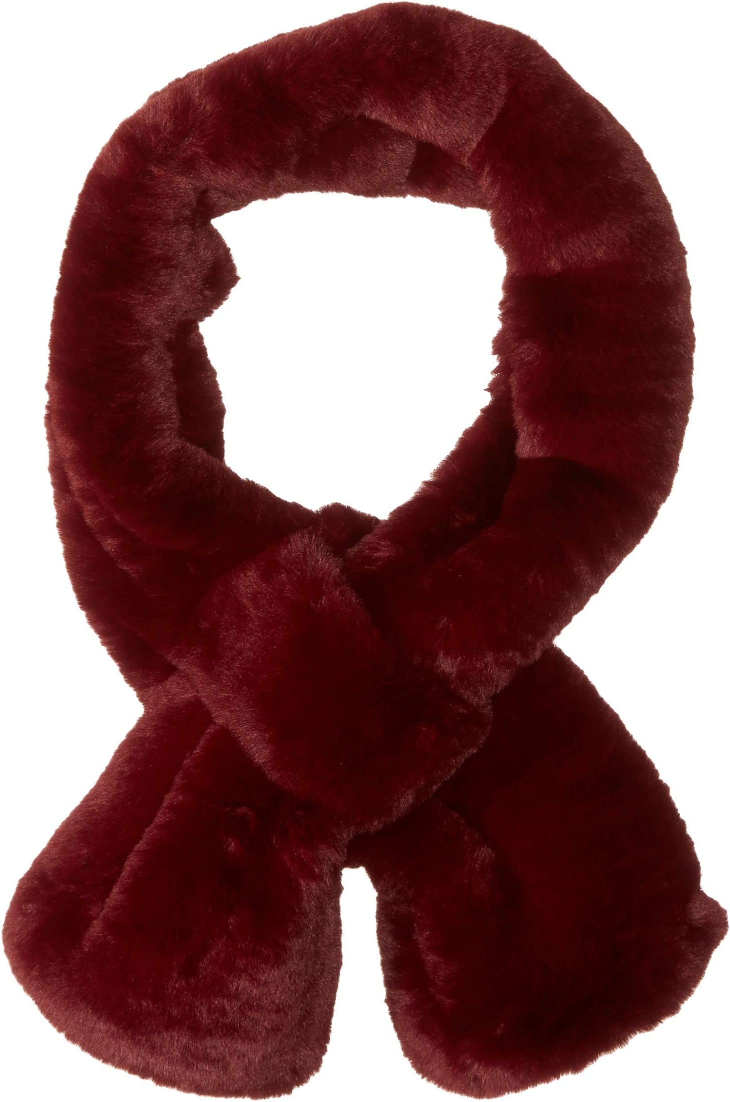 Hat Attack Women's Faux Fur Pull Thru Scarf