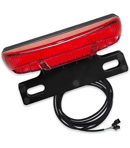 Luz Delantera LED Para Bicicleta Eléctrica Y Scooter - 36V-60V, Impermeable, Con Timbre