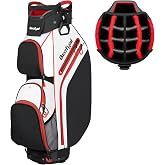 Beutyal 15-Way Golf Cart Bag, Lightweight Golf Club Bag for Men with Cooler | 15 Separate Compartments Easy Club Access Multiple Storage Pockets Cart Strap Channel Beverage Storage and Carry Handles