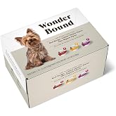 Amazon Brand - Wonder Bound Small Breed Wet Dog Food, Variety Pack (Beef Recipe, Grilled Chicken Flavor, Filet Mignon Flavor), Loaf in Gravy, 3.5 Ounce (Pack of 24)