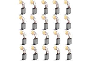 SainSmart Genmitsu Carbon Brush Set, 20 PCS Carbon Brushes Replacement Repair Set for Electric Motor, Trimmer, Compact Router