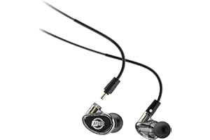 MEE Audio Professional MX2 PRO Dual-Driver Hybrid Musician's in Ear Monitor Headphones with Dedicated Subwoofer for Realistic