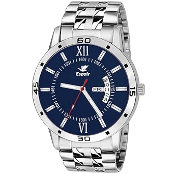 Analogue Blue Dial Mens Watch- A0507
