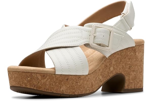 Clarks womens Nerisa West Wedge Sandal