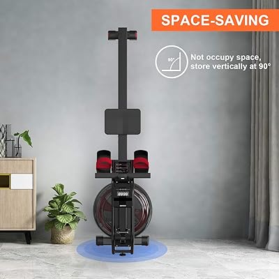 space saving rowing machine