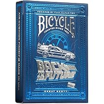 Bicycle Deck: Back to The Future - Playing Cards, Blue