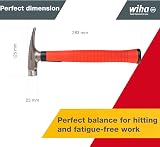 Wiha SB846300E Electricians Hammer 300g Head Red view 5