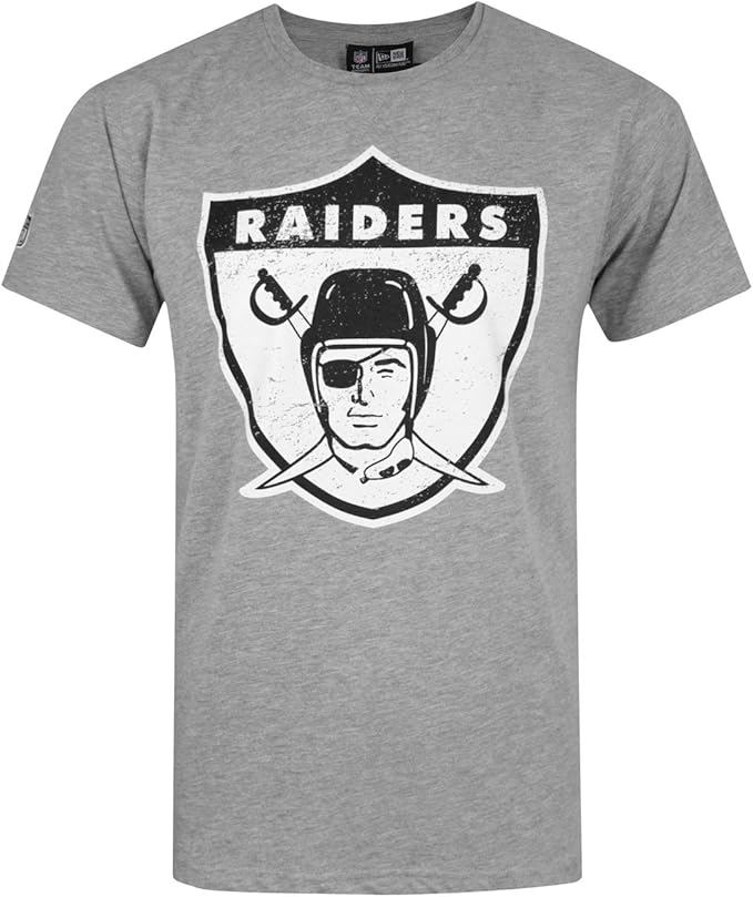Amazon.com: New Era NFL Oakland Raiders Vintage Logo Men's T-Shirt Grey: Clothing