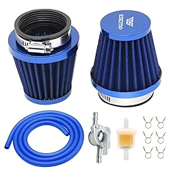 YWLUWEI 2pcs 55mm Motorcycle Air Filter with Fuel