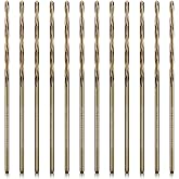 UBESTHS 1/16" Cobalt Drill Bit Set, 12-Pc M35 HSS Drill Bits for Metal | M35 HSS for metal drilling, 12 identical 1/16" bits for stainless steel, cast iron and other metals, with storage case