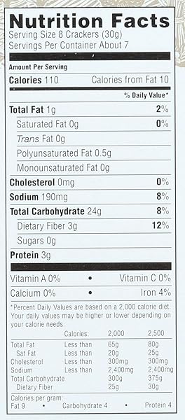 365 BY WHOLE FOODS MARKET, WOVEN WHEAT CRACKERS, 8.5 OUNCE